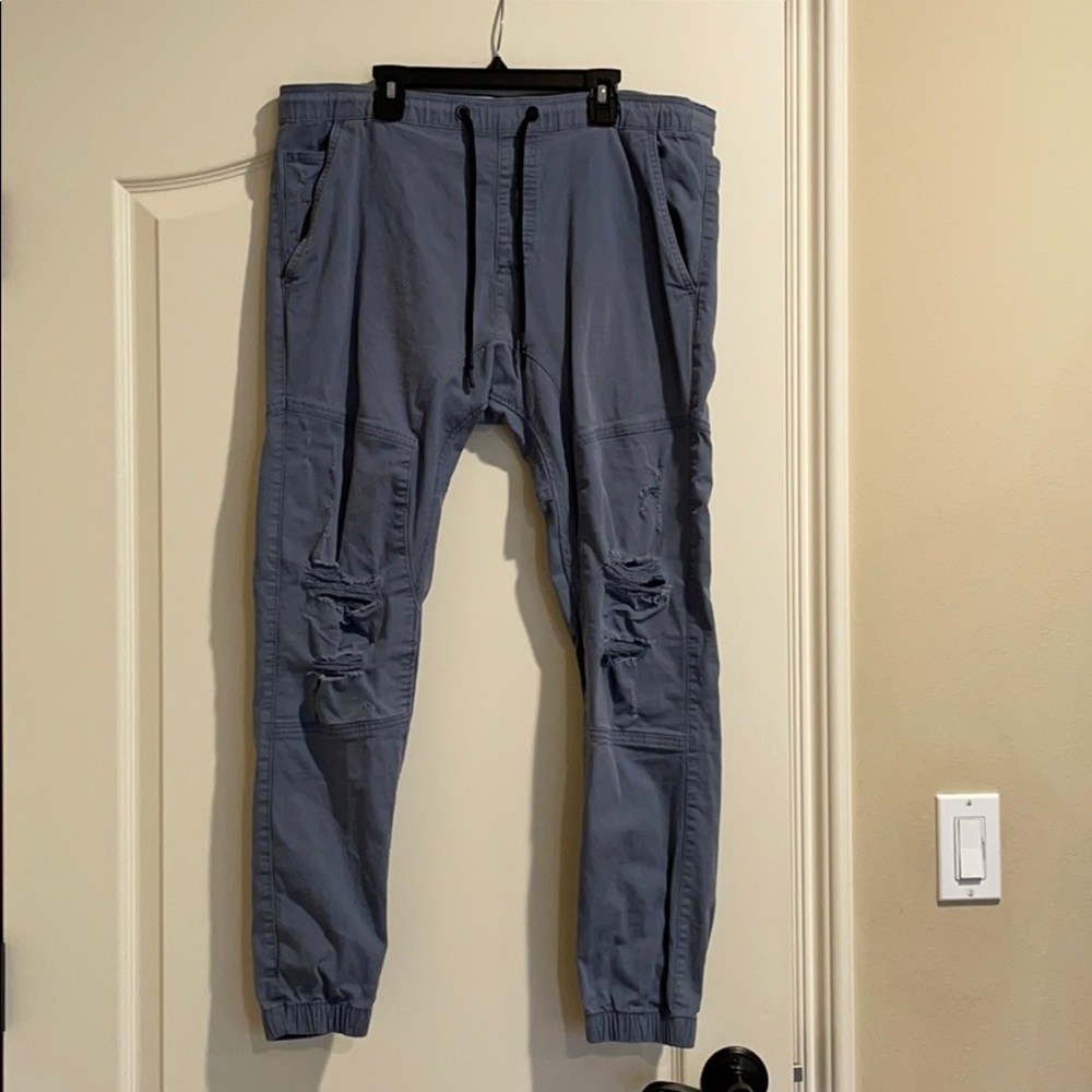Ripped Jogger Sweat Pants